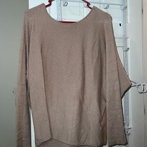 Nude baggy sweater